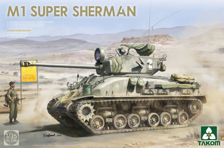 takom 2206 1/35 m1 super sherman
