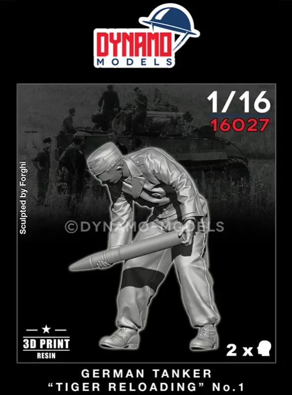 1/16 german tanker reloading no.1 dynamo models 3d print figure