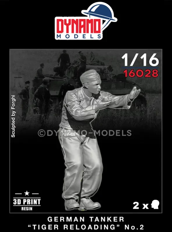 1/16 german tanker reloading tiger king tiger panther no.2 dynamo models 3d print figure