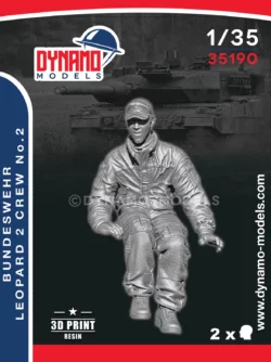 1/35 bundeswehr leopard 2 crew no.2 3d print figure dynamo models
