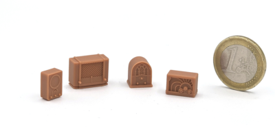 1/35 civilian radios set 3D printed
