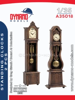1/35 Standing Clocks - 2 pcs