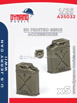 1/35 U.S WWII Jerry Can (5x open cap/5x closed cap)