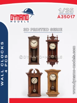 1/35 Wall Clocks - 4 pcs