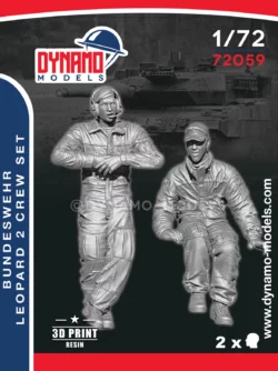 1/72 bundeswehr leopard 2 crew set 3d print figures dynamo models