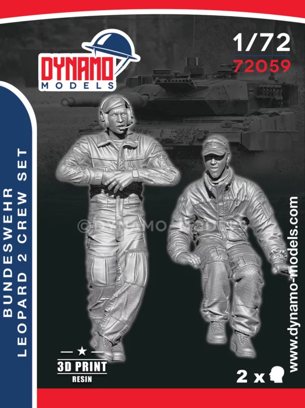 1/72 bundeswehr leopard 2 crew set 1/72 bundeswehr leopard 2 crew set 3d print figures dynamo models