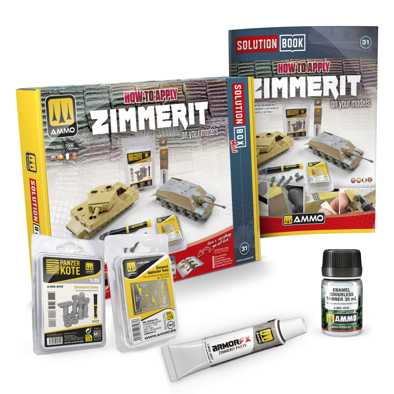 ammo mig 7906 solution box mini how to apply zimmerit