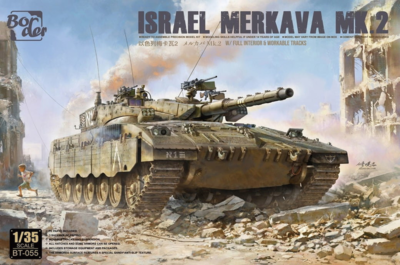border model bt055 1/35 israel merkava mk2 full interior
