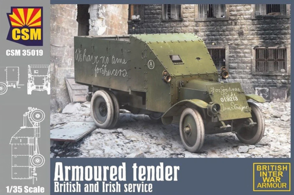 copper state models 35019 1/35 armoured tender british and irish service scale model kit