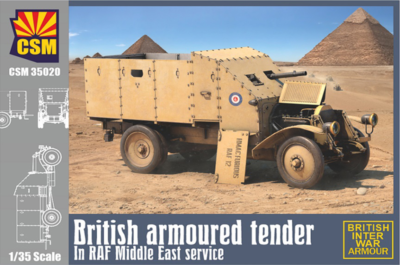 copper state models 35020 1/35 british armoured tender raf service scale model kit