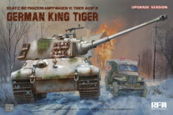 rye field model 5138 1/35 king tiger ardennes 1944 upgrade version scale model kit