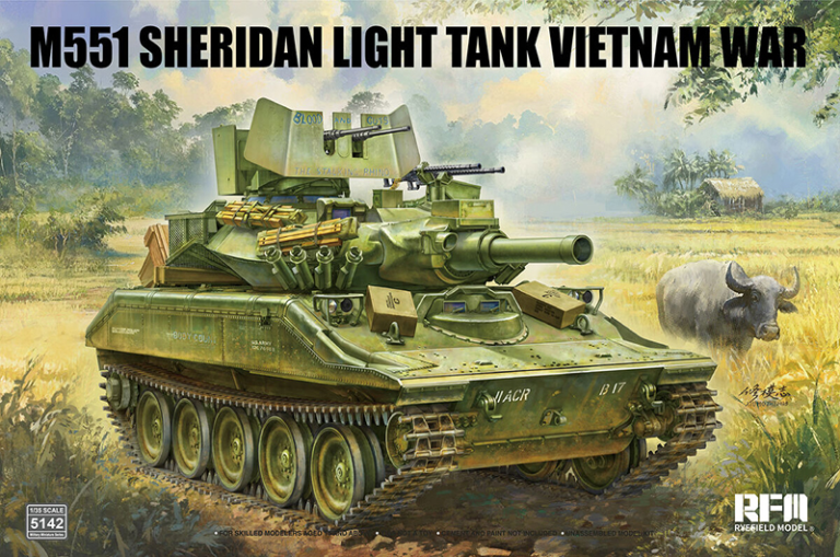 rye field model 5142 1/35 m551 sheridan vietnam war