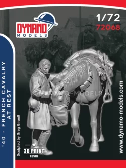 1/72 1940 French Cavalry at Rest No.1 Dynamo Models
