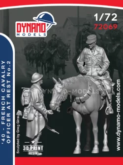 1/72 1940 French Cavalry at Rest No.2 Dynamo Models