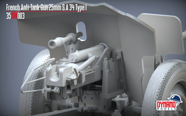 Pre-Order 1/35 French Anti-Tank Gun 25mm S.A 34 Type I Premium Edition - Image 6