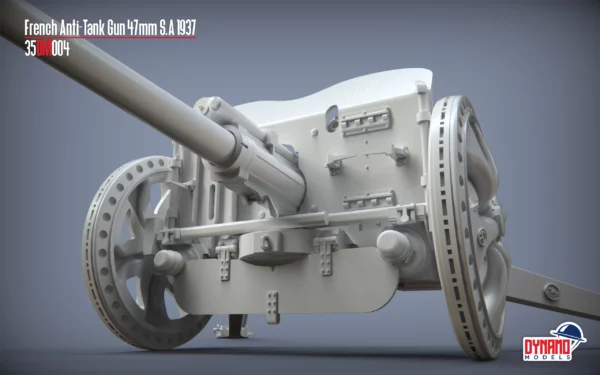 Pre-Order 1/35 French Anti-Tank Gun 47mm S.A 37 Premium Edition - Image 3