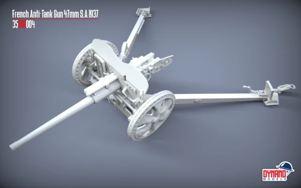 Pre-Order 1/48 French Anti-Tank Gun 47mm S.A 37 - Image 5