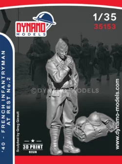 1/35 1940 french infantryman at rest no.2
