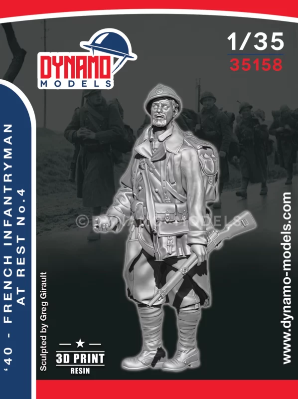 1/35 1940 french infantryman at rest no 4