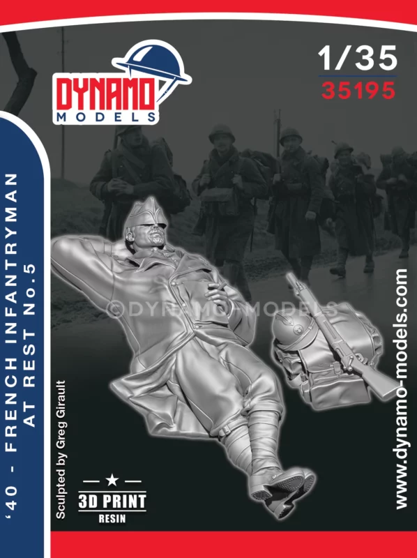 1/35 1940 french infantryman at rest no.5
