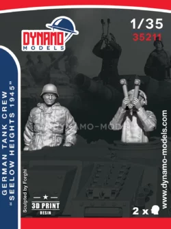 1/35 german tank crew seelowe heights 1945 set 3d print figures dynamo models