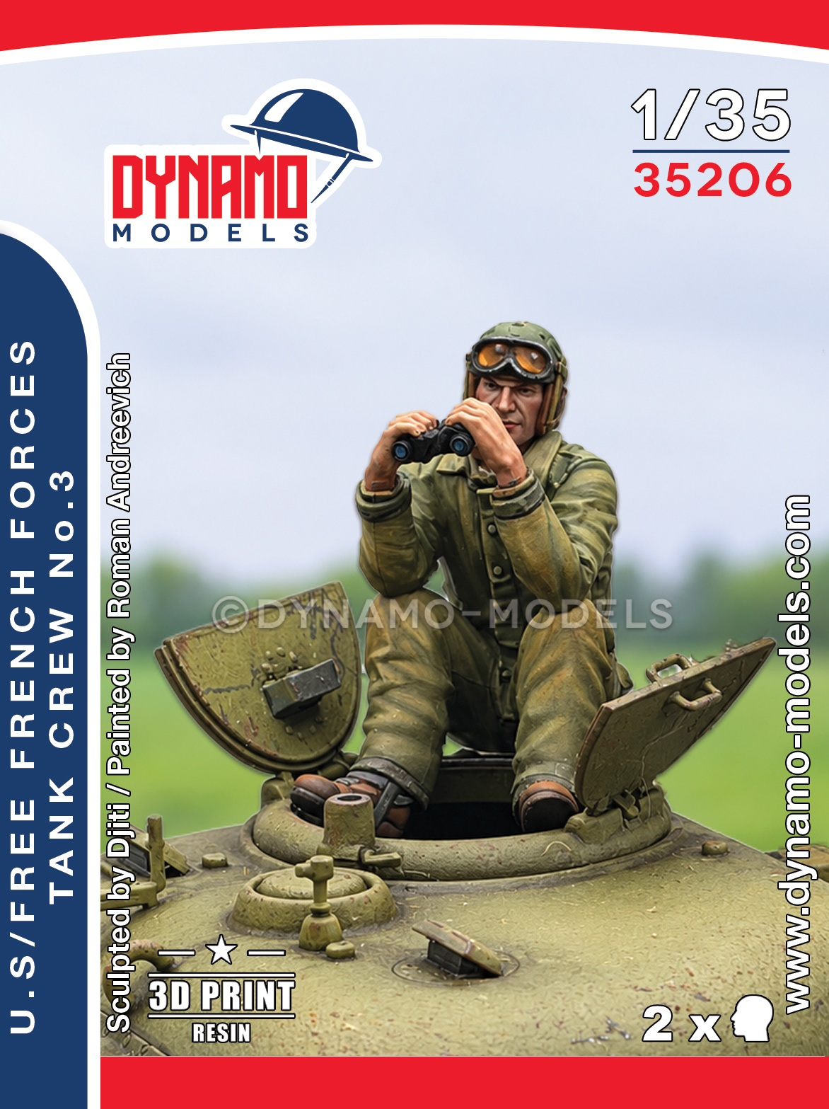 1-35-u-s-free-french-forces-tanker-no-3 1/35 U.S / Free French Forces Tanker 1944 No.3 – Image 1