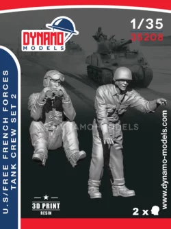 1/35 u.s free french forces tankers 1944 set 2