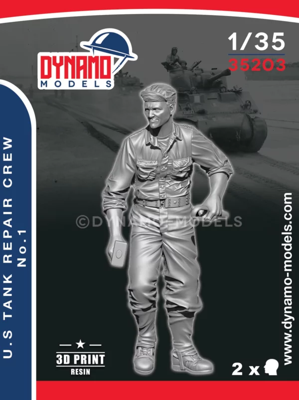 1/35 us tank repair crew no.1
