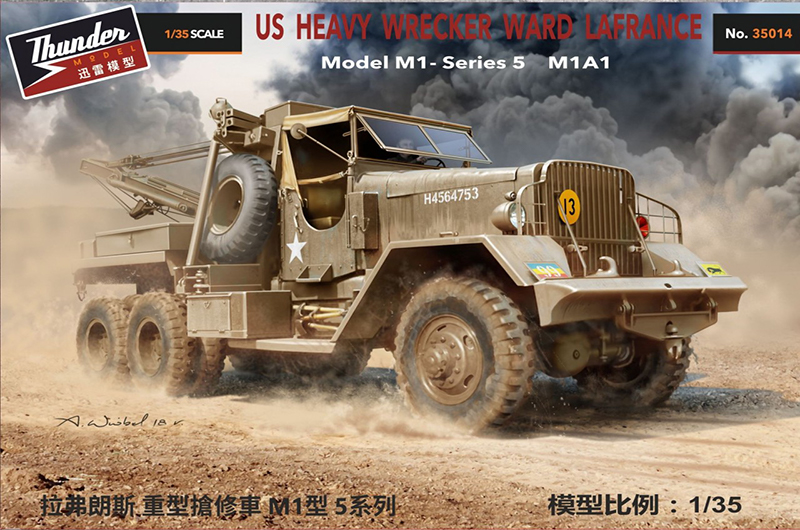 thunder-model-35014-1/35 heavy wrecker ward la france model m1 series 5 thunder-model-35014-1/35 heavy wrecker ward la france model m1 series 5 thunder model