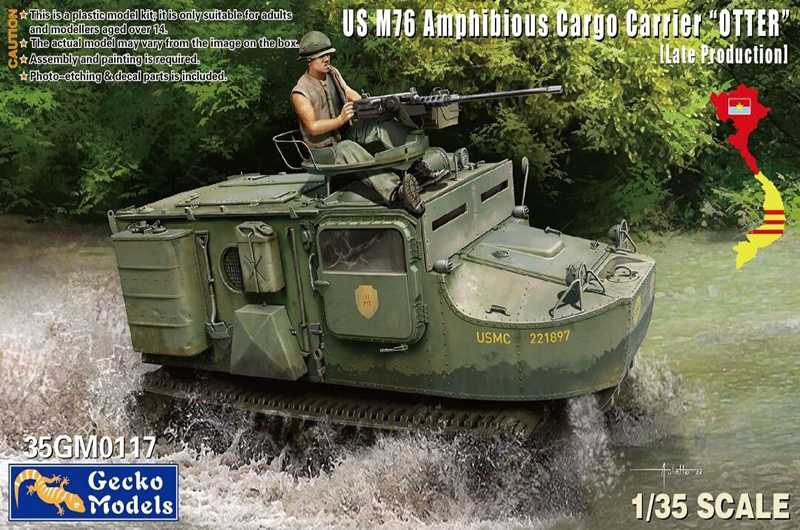 35gm0117 Gecko Models 35GM0117 - 1/35 US M76 Amphibious Cargo Carrier "Otter" Late Production - Image 1