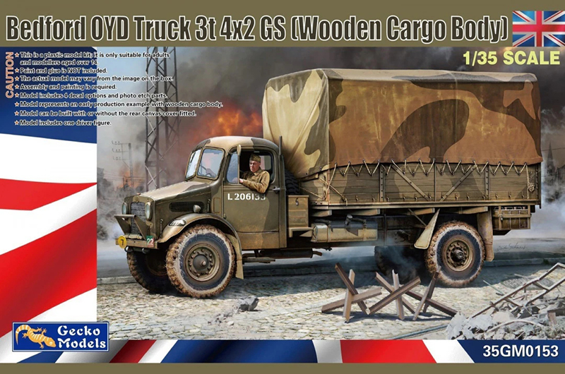 gecko-models-35gm0153 1/35 bedford oyd truck wooden cargo gecko-models-35gm0153 1/35 bedford oyd truck wooden cargo plastic model kit