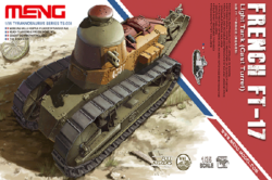 Meng TS-008 – 1/35 French FT-17 Light Tank (Cast Turret) WWI Dynamo Models