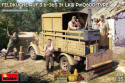 Miniart 53037 - 1/35 Feldküche AUF 3,6-36S 3t LKW PmQ600-Type Dynamo Models