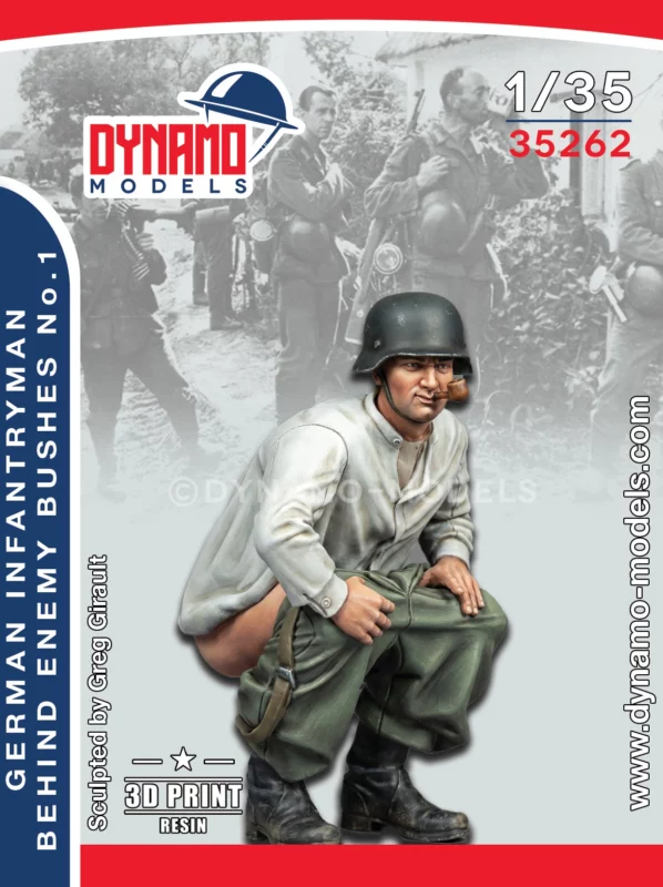 1/35 German Infantryman ‘’ Behind The Enemy Bushes ‘’ 1939-42 No.1