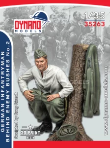 1/35 German Infantryman ‘’ Behind The Enemy Bushes ‘’ 1939-42 No.2