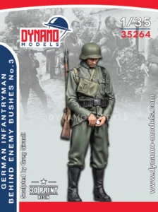 1/35 German Infantryman ‘’ Behind The Enemy Bushes ‘’ 1939-42 No.3