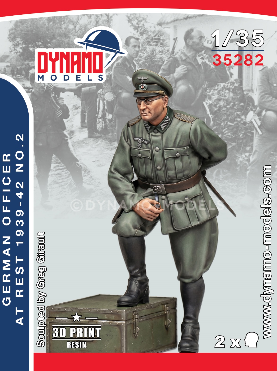 1-35-german-officer-at-rest-1939-42-no-2 1/35 German Officer at Rest 1939-42 No.2