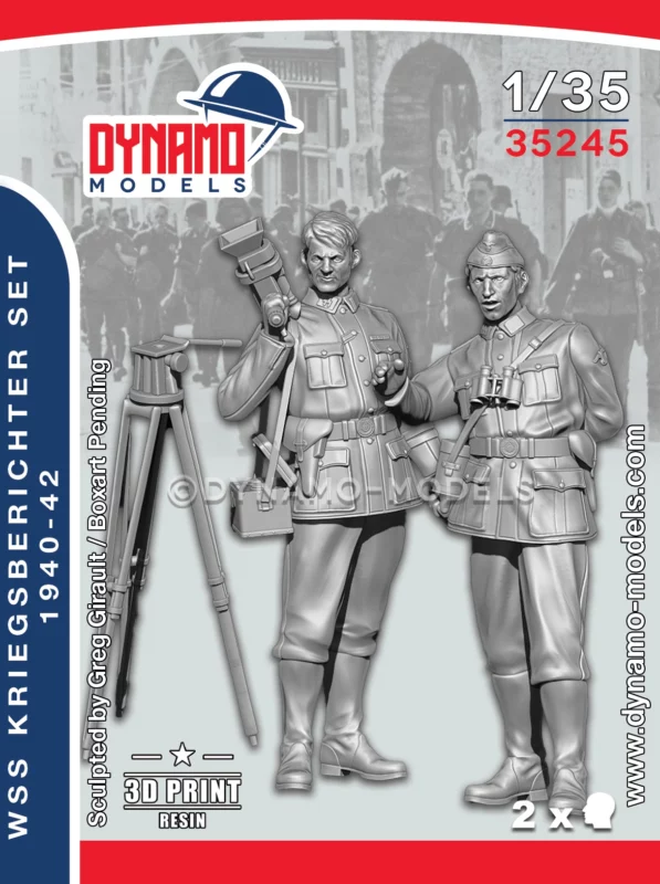 1/35 German WSS Kriegsberichter Set Dynamo Models