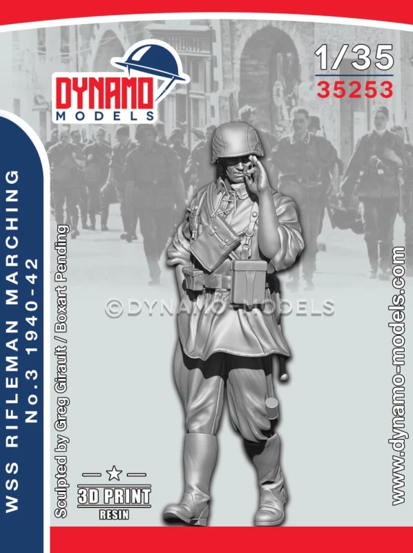 1/35 German WSS Rifleman Marching No.3 1940-42 Dynamo Models