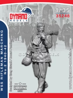1/35 German WSS Rifleman Marching No.2 1940-42 Dynamo Models