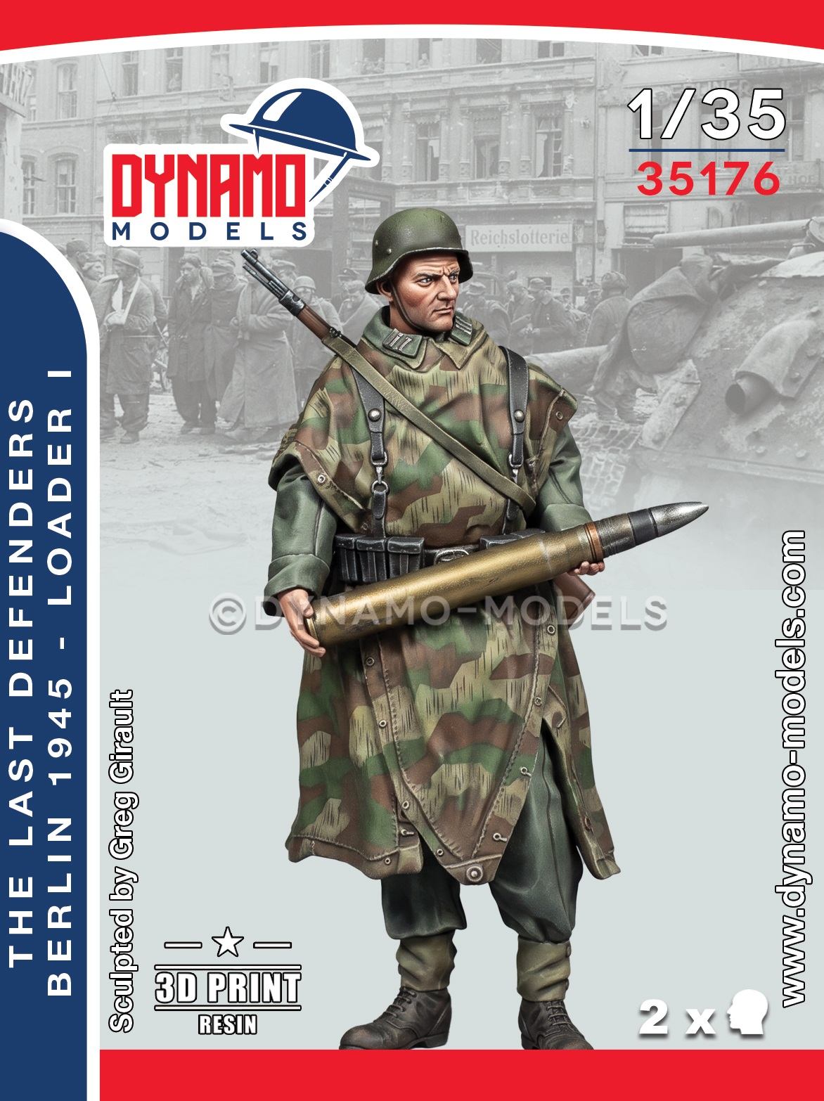 1-35-les-derniers-défenseurs-berlin-1945-chargeur-n°1 1/35 The Last Defenders Berlin 1945 – Loader No.1 – Image 1