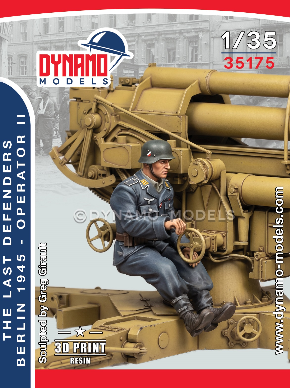 1-35-les-derniers-défenseurs-berlin-1945-opérateur-n°2 1/35 The Last Defenders Berlin 1945 – Operator No.2 – Image 1
