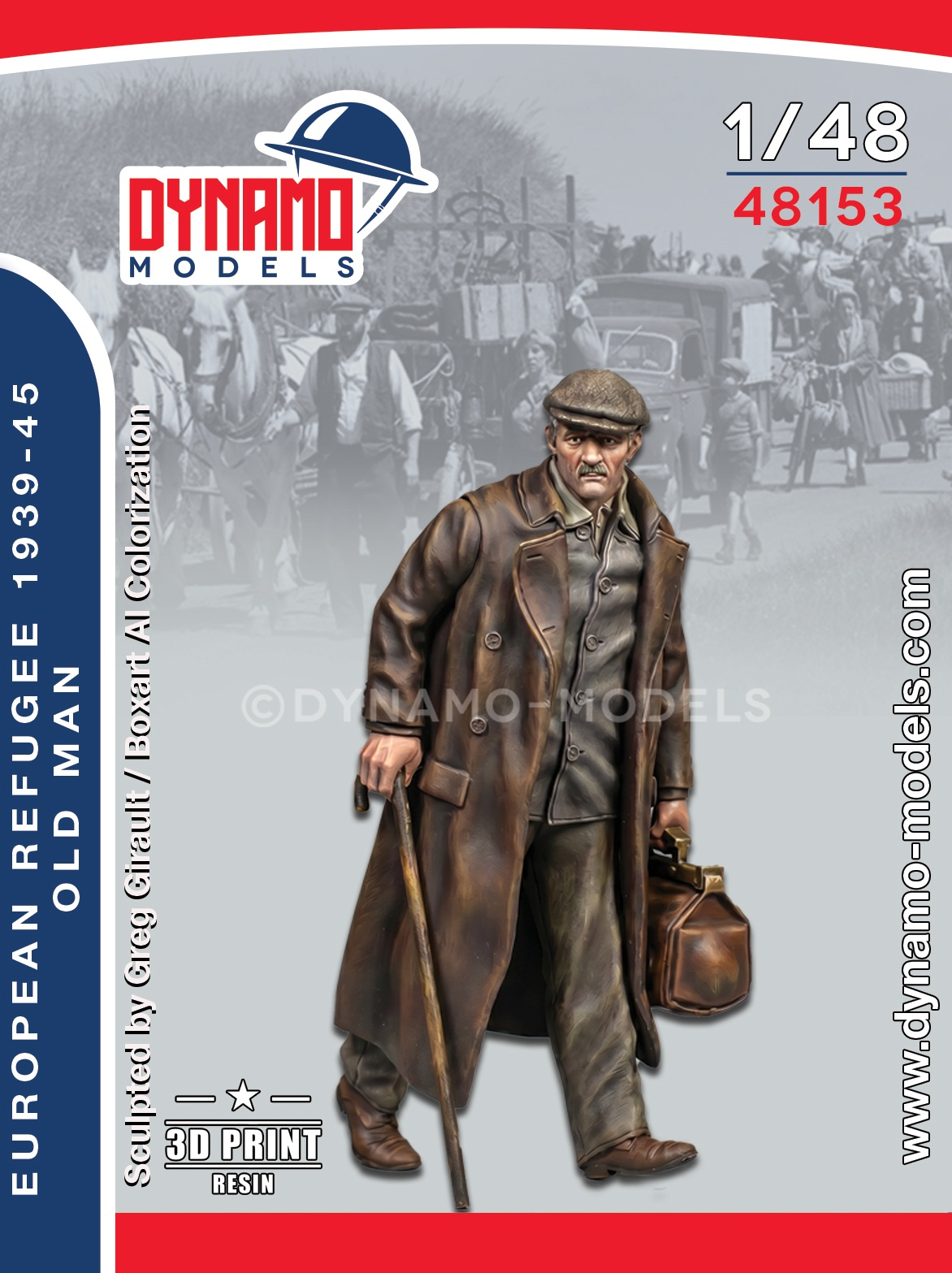 1-48-homme-réfugié-civil 1/48 Civilian – Refugee Man – Image 1