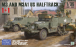 Andy’s Hobby Headquarters 35001 - 1/35 M3/M3A1 U.S Halftrack WWII Combo