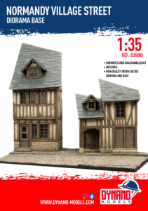 Diorama Base - 1/35 Normandy Village Street