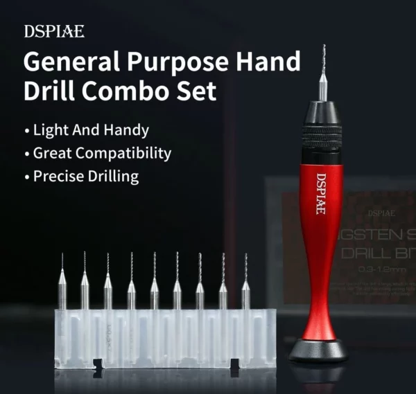 DSPIAE AT-VHDS - General Purpose Hand Drill Combo Drilling and punching tools – Image 3