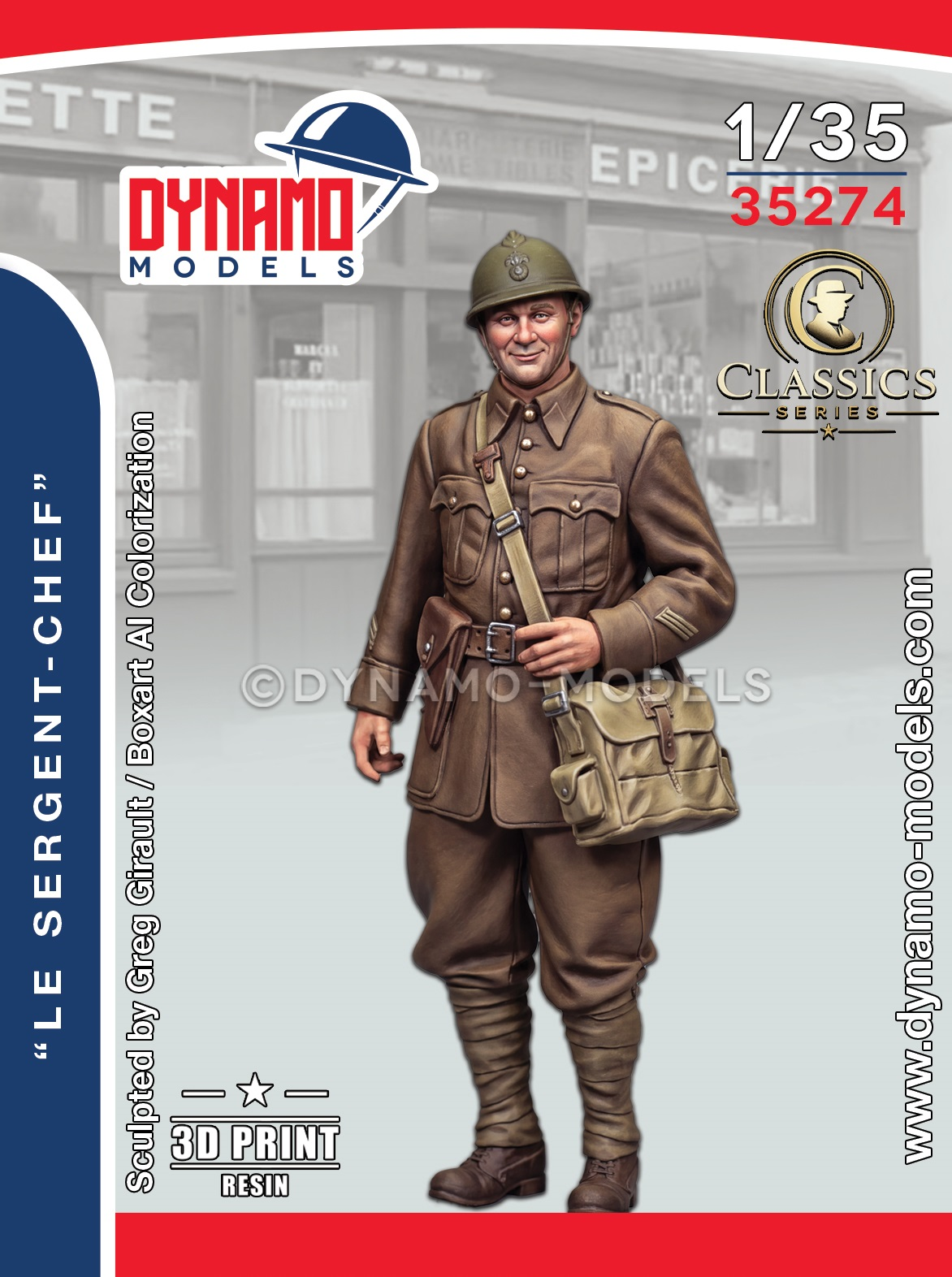 1-35-1940-le-sergent-chef-classics-series 1/35 1940 ‘’ Le Sergent – Chef ‘’ - Classics Series - Image 1