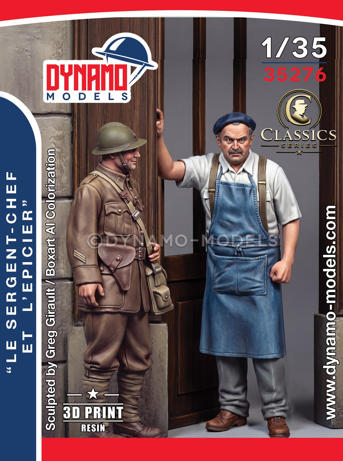 1-35-le-sergent-chef-et-lepicier-classics-series 1/35 ‘’ Le Sergent Chef et l’épicier ‘’ - Classics Series - Image 1