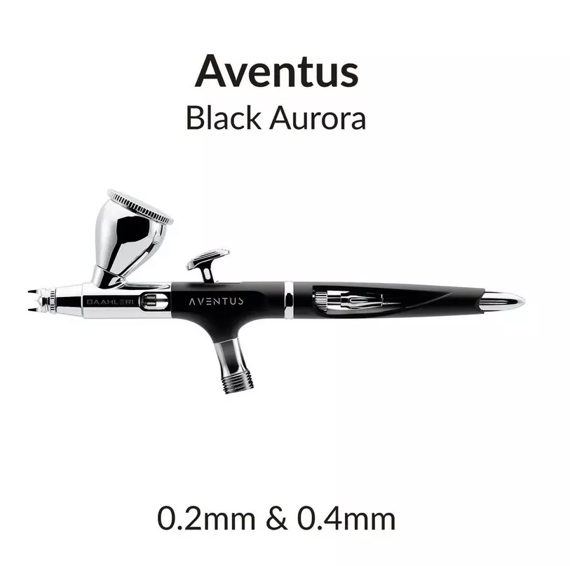 gaahleri-45749-airbrush-ace-series-aventus-black-02-04mm Gaahleri 45749 - Airbrush Ace Series Aventus Black Aurora 0.2 & 0.4mm - Image 1