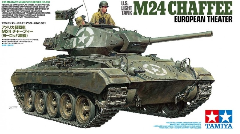 tamiya-35391-1-35-us-tank-m24-chaffee Tamiya 35391 – 1/35 U.S. Light Tank M24 Chaffee European Theater
